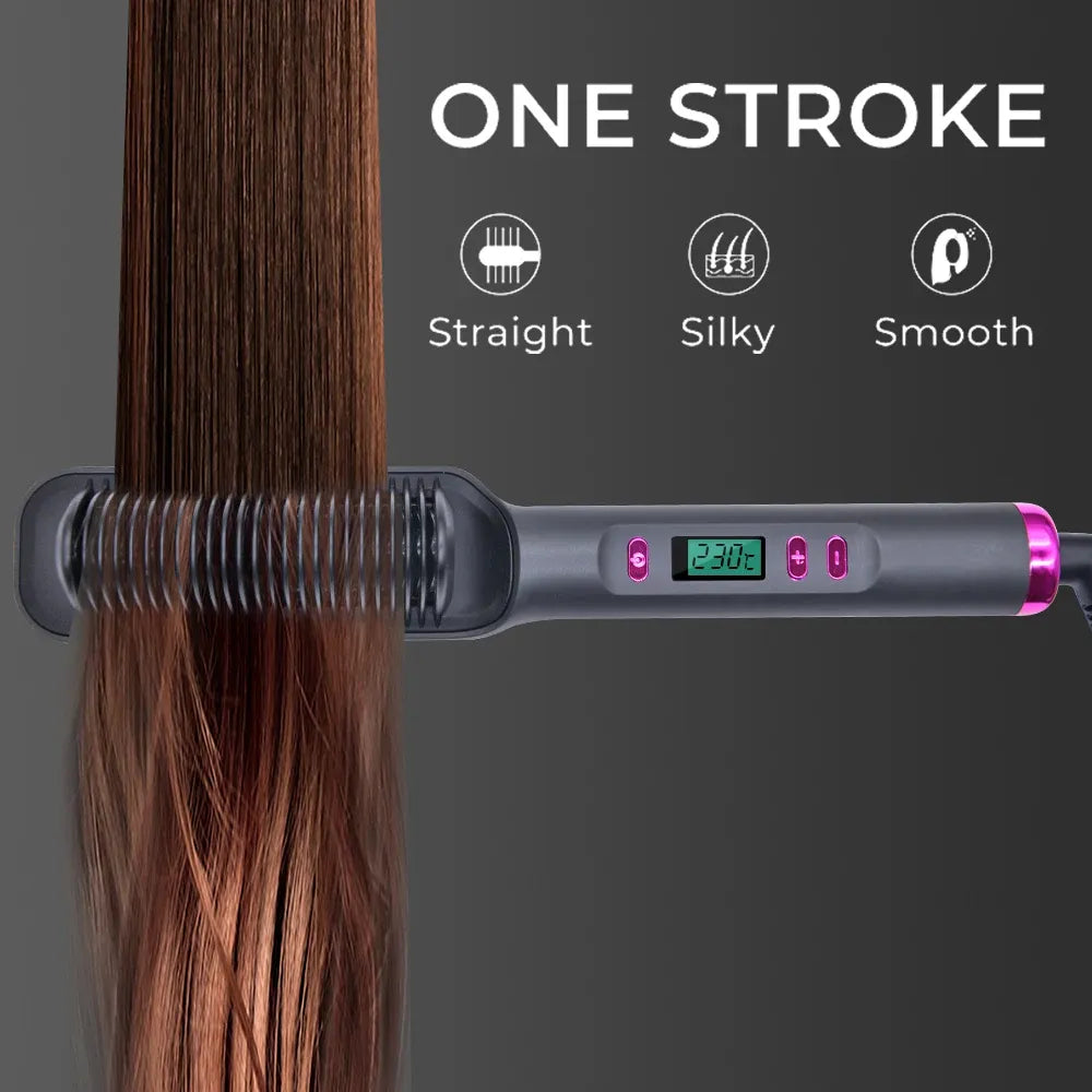 Electric Hair Straightening Comb